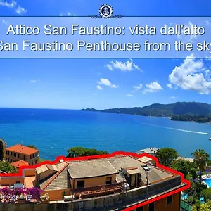 Holiday home Attico San Faustino: Beachfront With Panoramic Sea Views, Rapallo